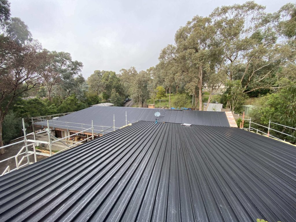 New Colorbond Roof installation by Eastern Roof Plumber of a property in Melbournes eastern suburbs